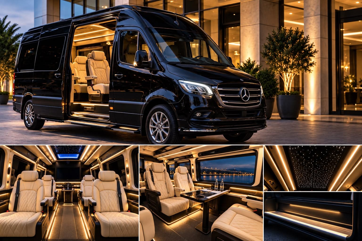 Premium VIP Sprinter VIP transfer aracı